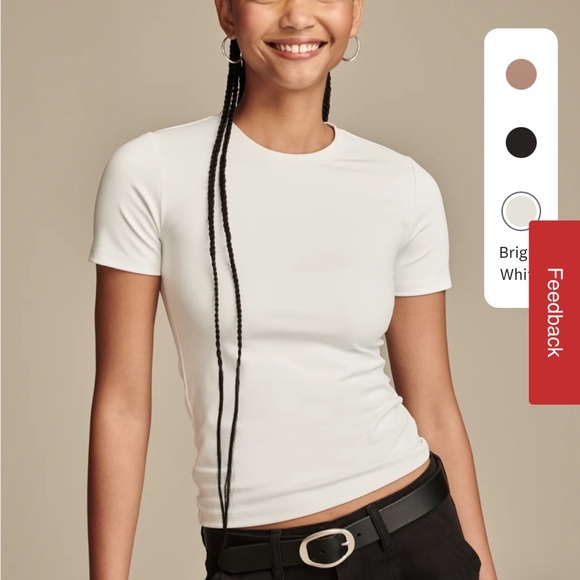 Lucky Brand | Contour Short Sleeve - Picture 1 of 8
